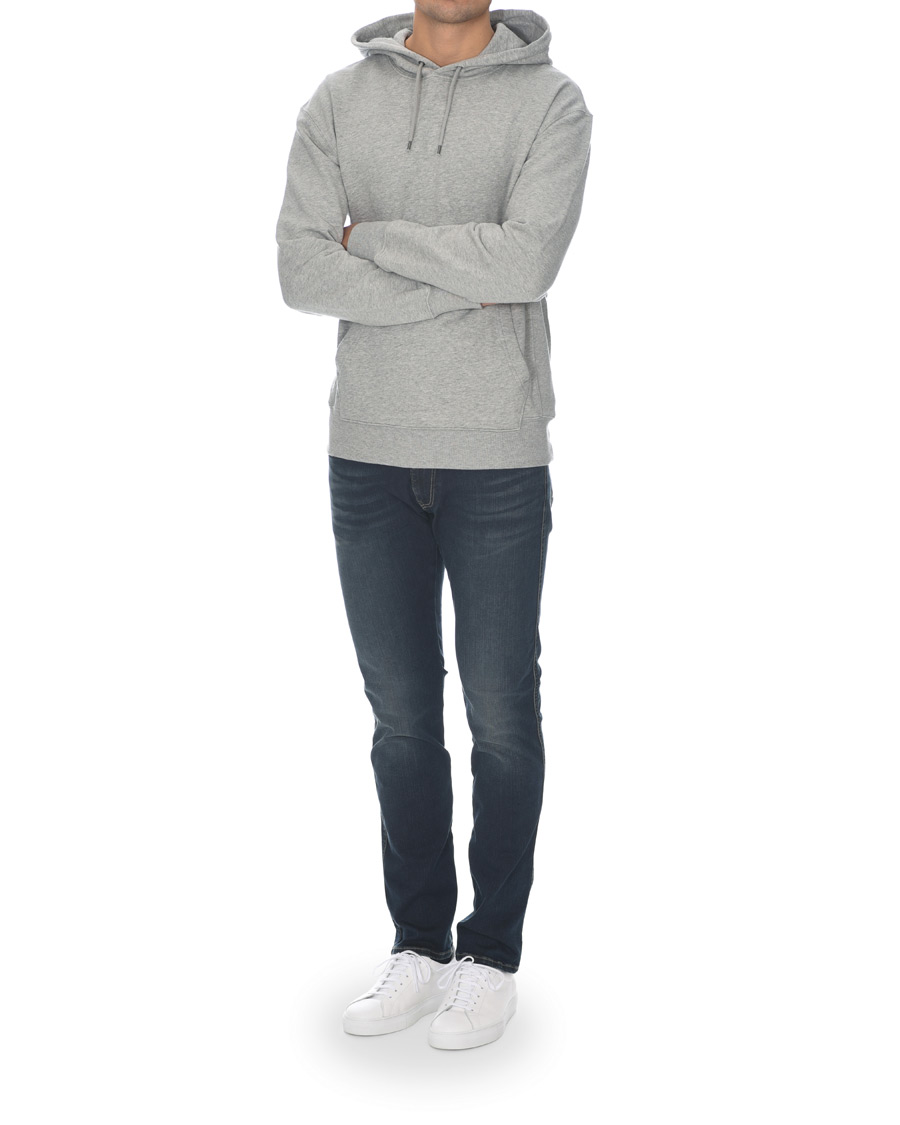 Herre | Trøjer | J.Crew | 330 French Terry Pullover Hoody Heather Grey