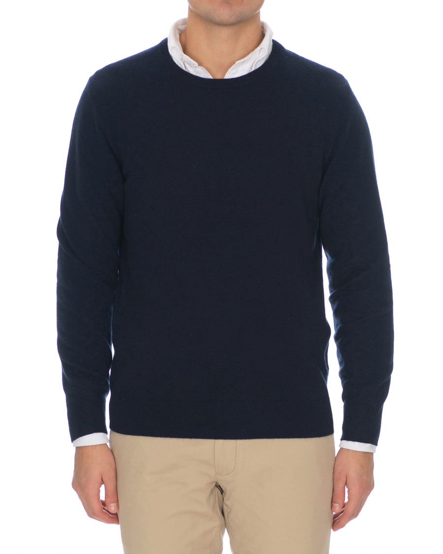 Herre | Trøjer | J.Crew | Cashmere Crew Neck Navy