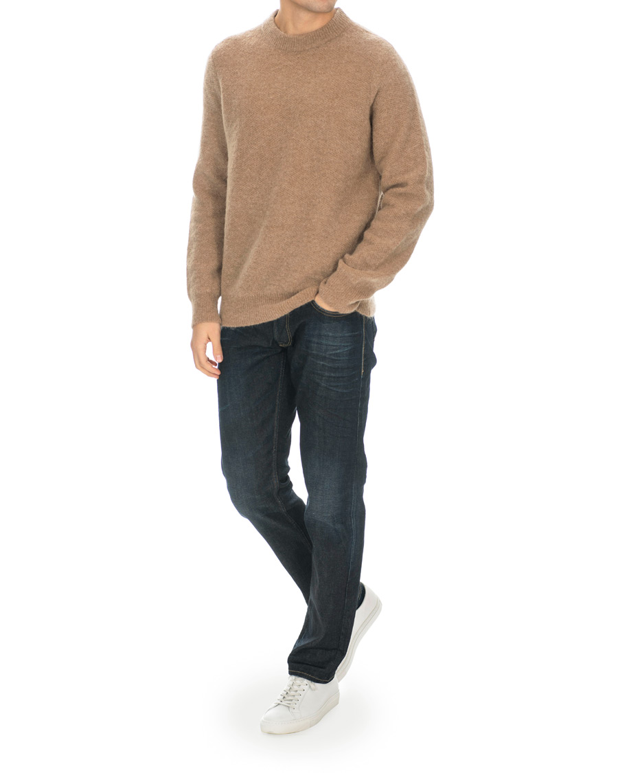 Herre | Trøjer | Filippa K | Julian Mohair Sweater Dark Khaki