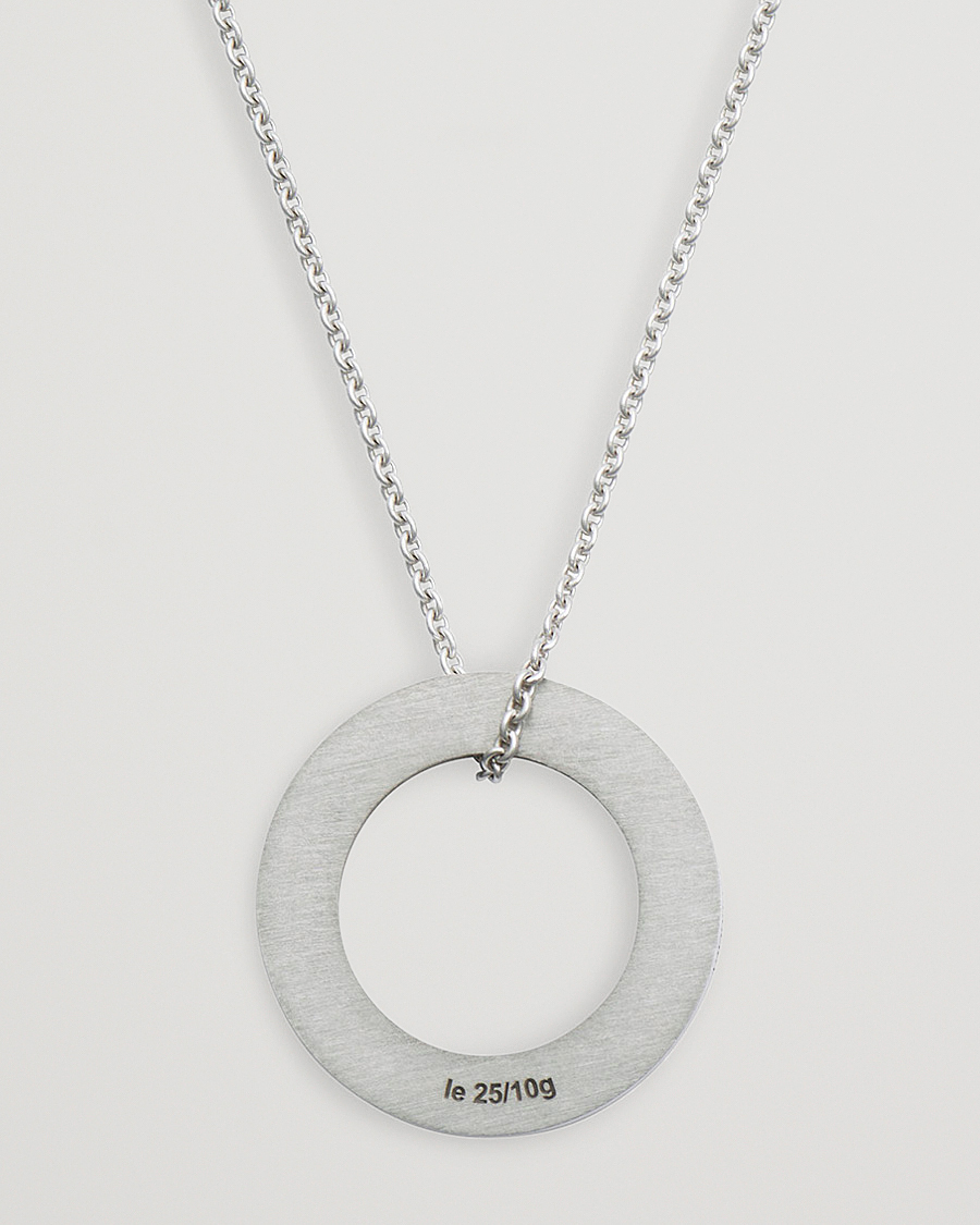 Herre | Smykker | LE GRAMME | Circle Necklace Le 2.5  Sterling Silver