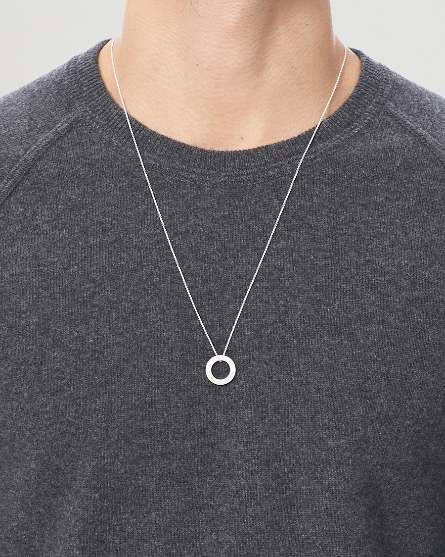 Herre |  | LE GRAMME | Circle Necklace Le 2.5  Sterling Silver