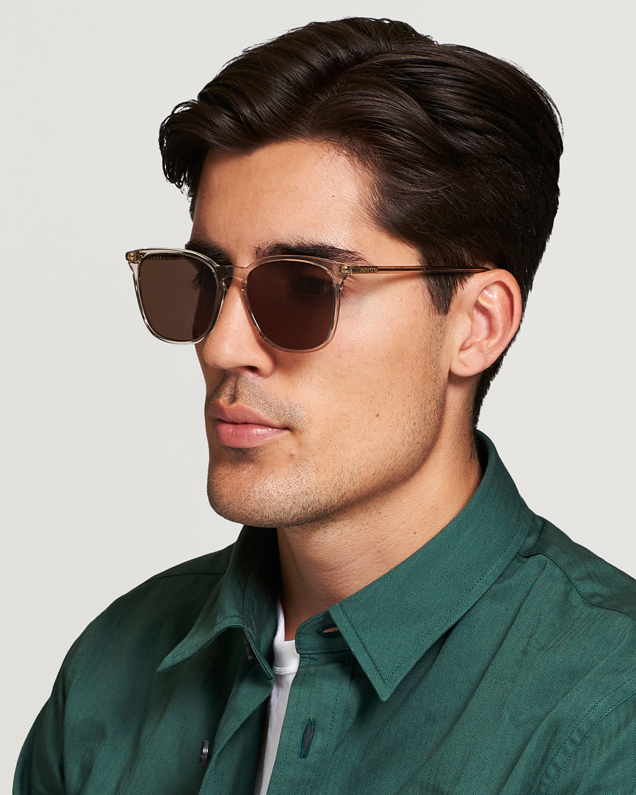 Herre | Gucci GG0547SK Sunglasses Brown/Brown | Gucci | GG0547SK Sunglasses Brown/Brown