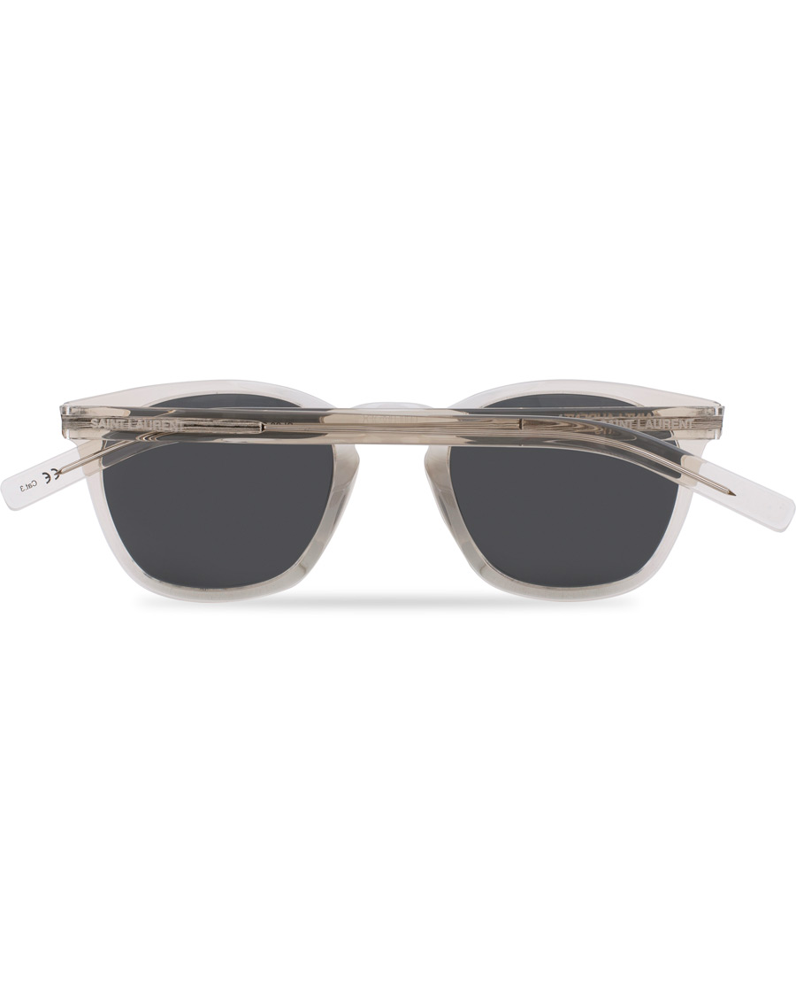 Herre | Solbriller | Saint Laurent | SL 28 Sunglasses Beige/Silver