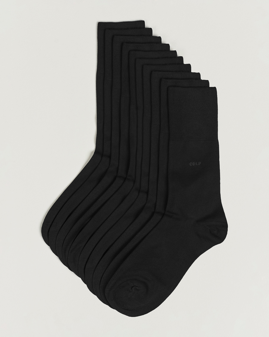 Herre | CDLP | CDLP | 10-Pack Bamboo Socks Black