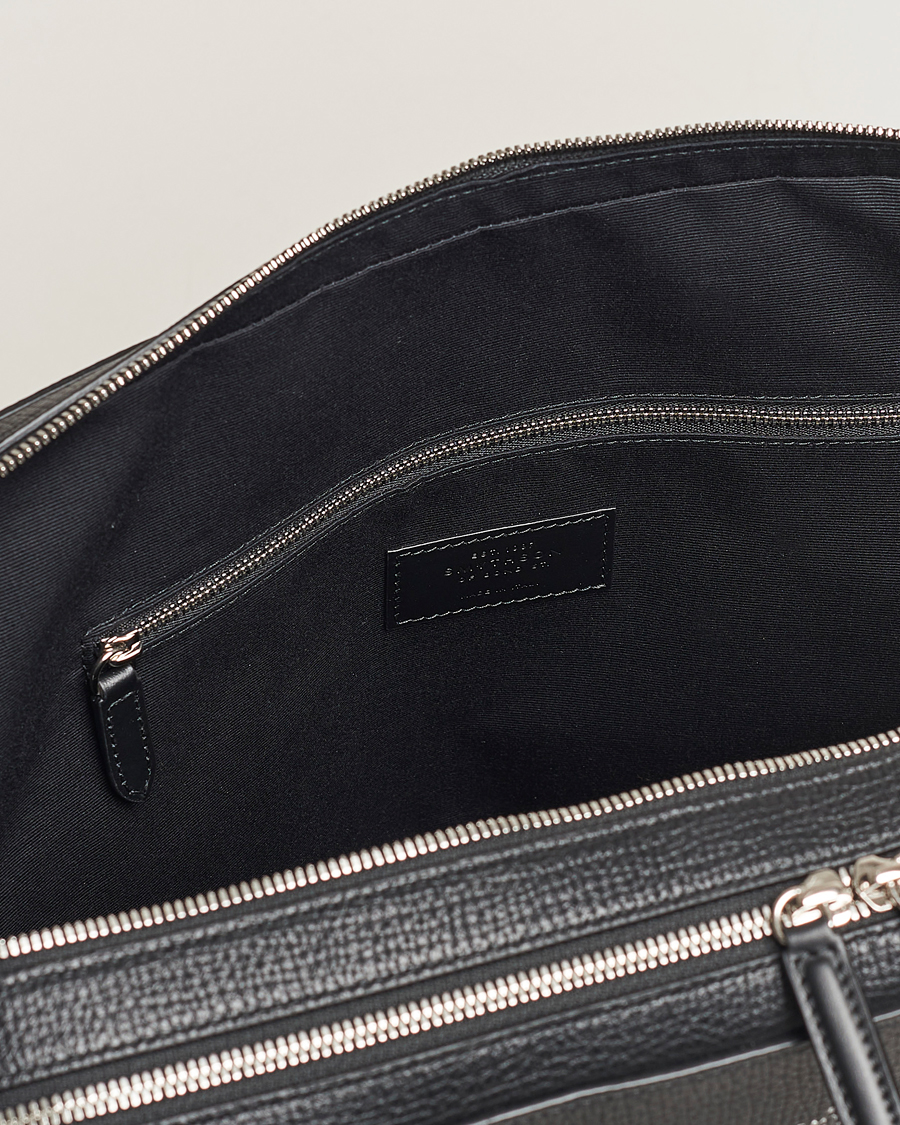 Herre | Tasker | Smythson | SmythsonLudlow Large Briefcase With Zip FrontBlack