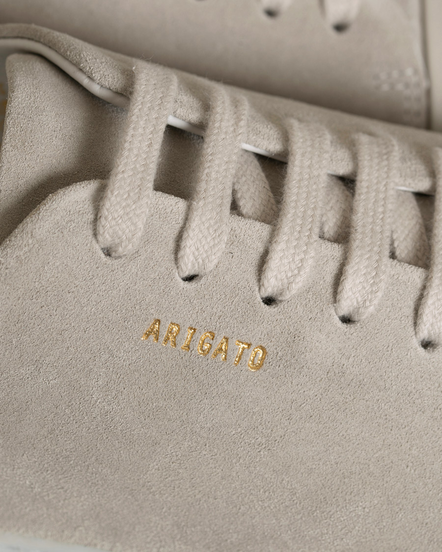 Herre | Axel Arigato Cap Toe Sneaker Off White Suede | Axel Arigato | Cap Toe Sneaker Off White Suede