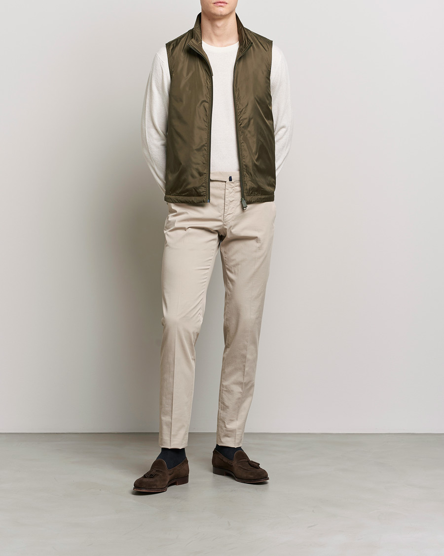 Herre | Veste | Aspesi | Vernes Nylon Gilet Dark Military