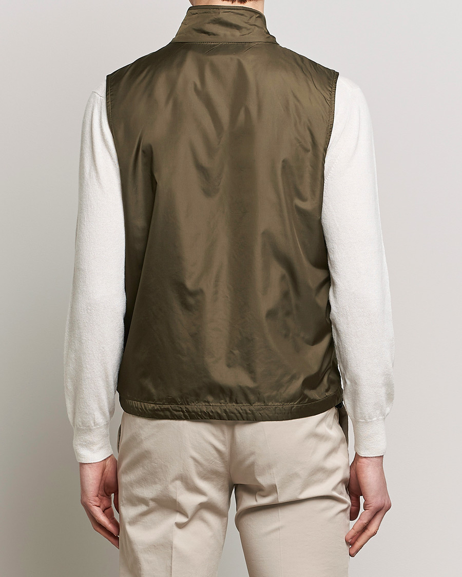 Herre | Veste | Aspesi | Vernes Nylon Gilet Dark Military