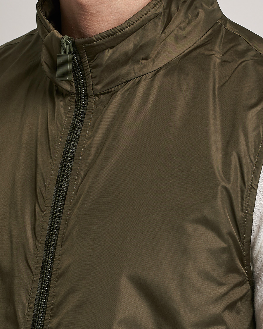 Herre | Veste | Aspesi | Vernes Nylon Gilet Dark Military