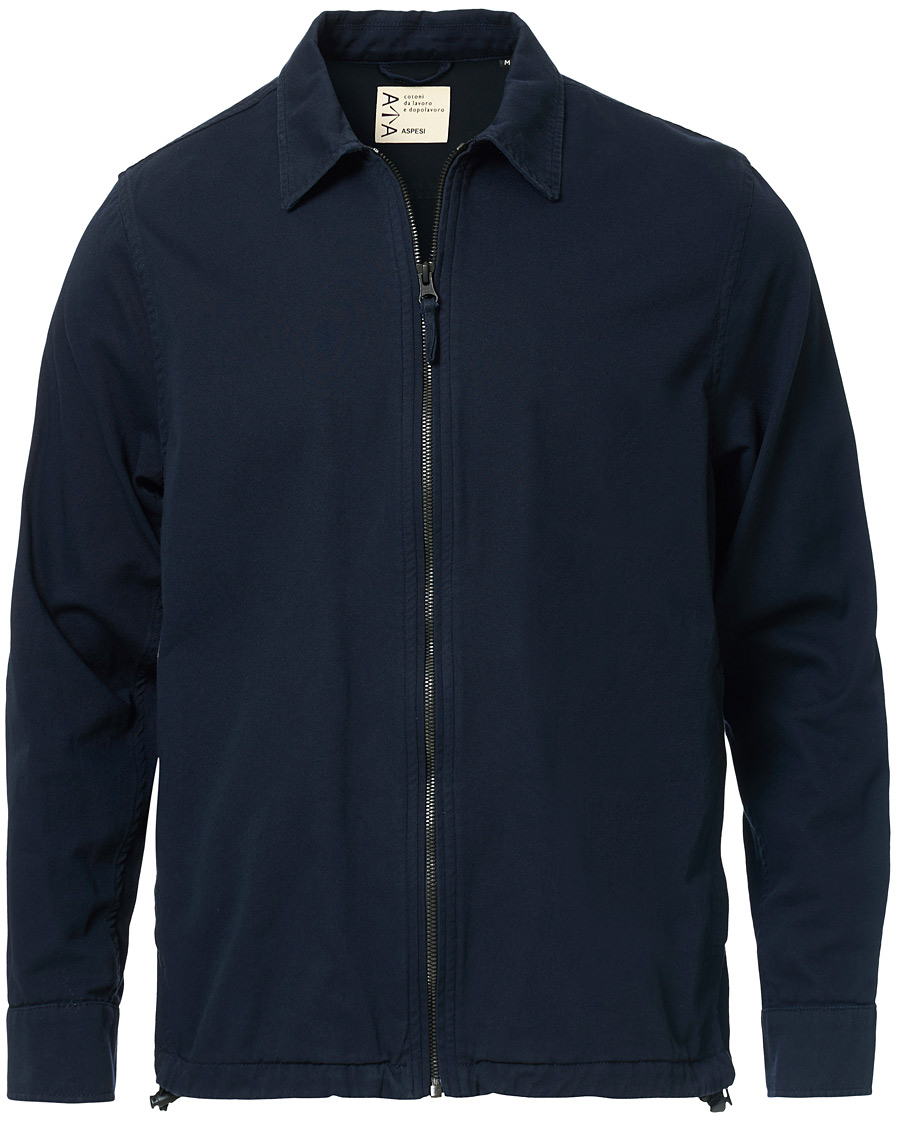 Herre | Jakker | Aspesi | Harrington Jacket Navy