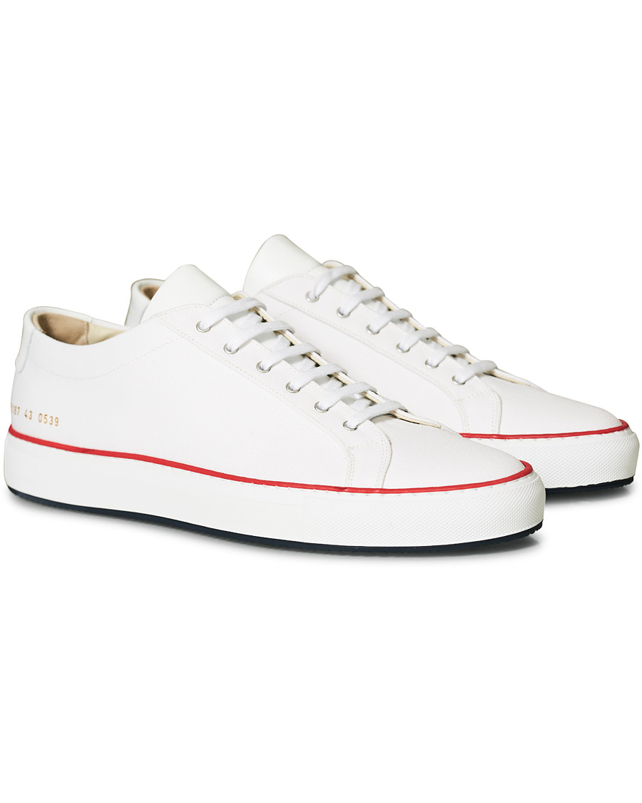 Herre | Common Projects Achilles Sneakers White Canvas | Common Projects | Achilles Sneakers White Canvas