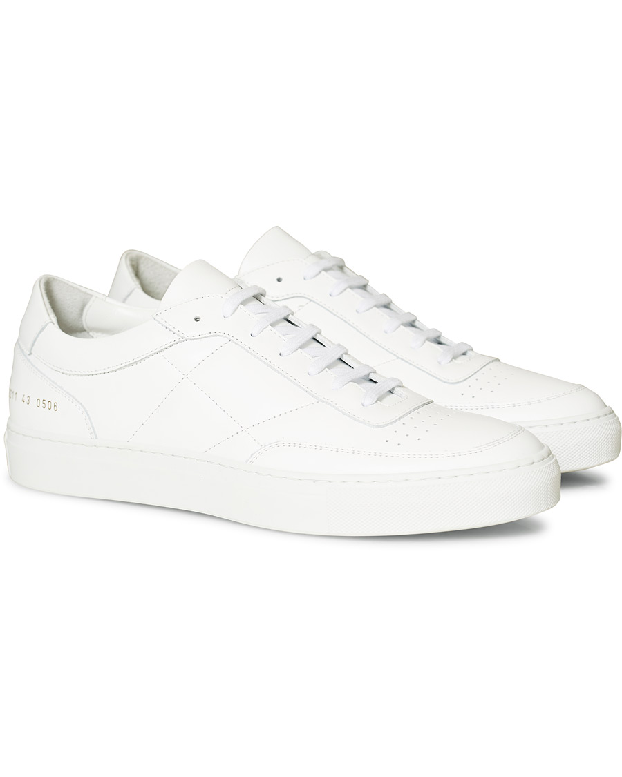 Herre | Common Projects Resort Classic Sneaker White Calf | Common Projects | Resort Classic Sneaker White Calf