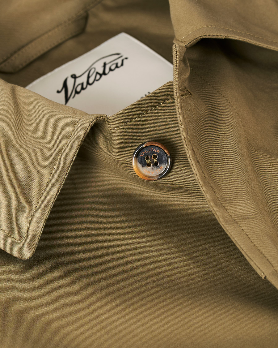 Herre | Jakker | Valstar | Raglan Cotton Coat Olive