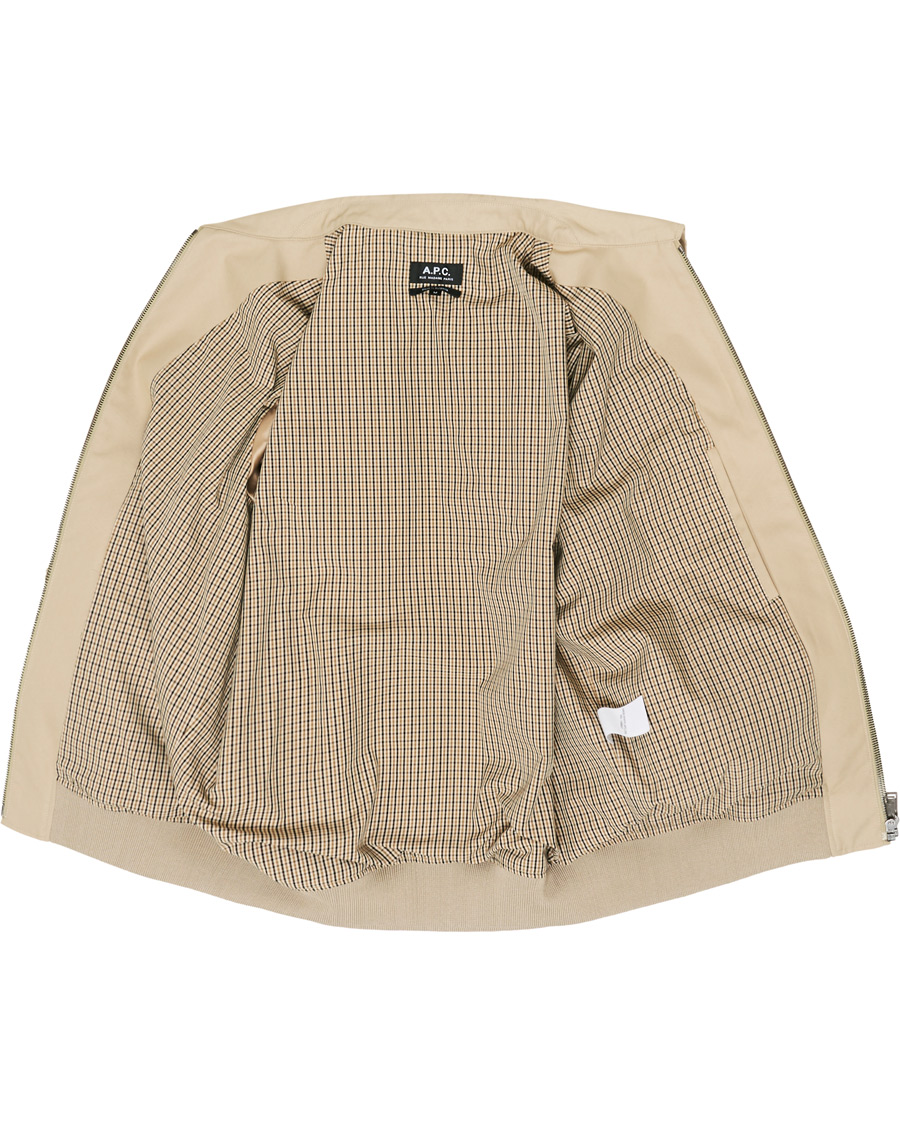 Herre | Jakker | A.P.C. | Gaspard Blouson Jacket Beige