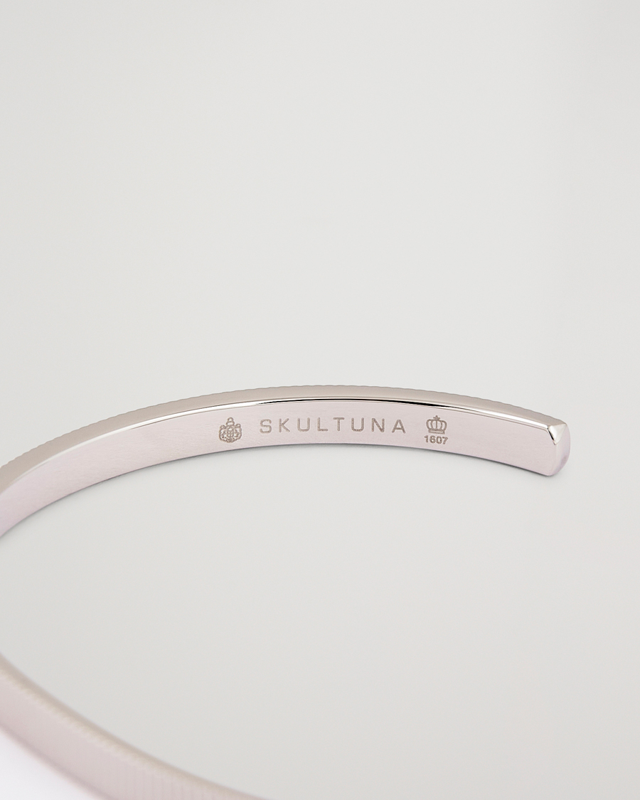 Herre | Festive | Skultuna | Ribbed Cuff Polished Steel