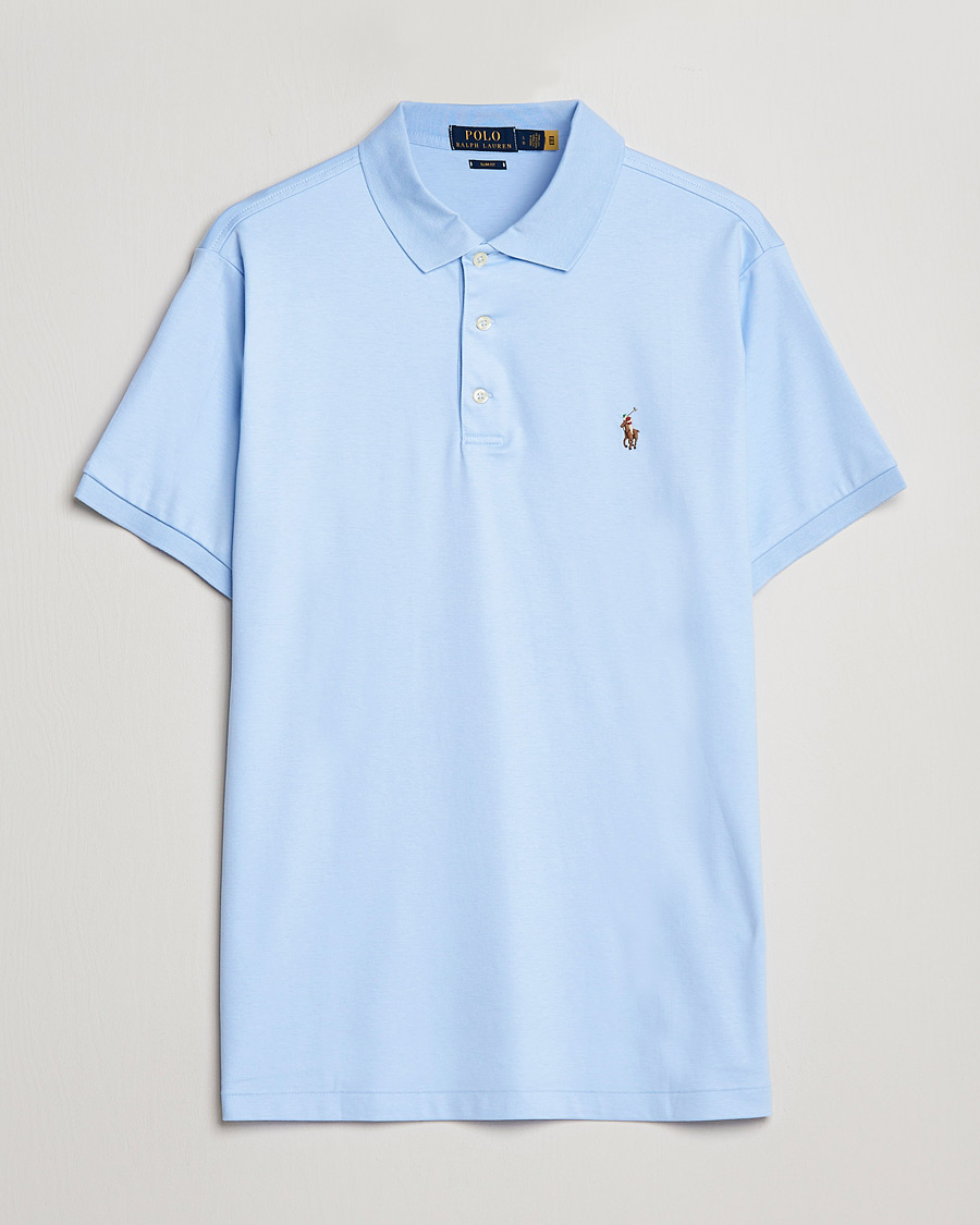 Herre | Polotrøjer | Polo Ralph Lauren | Slim Fit Pima Cotton Polo Office Blue