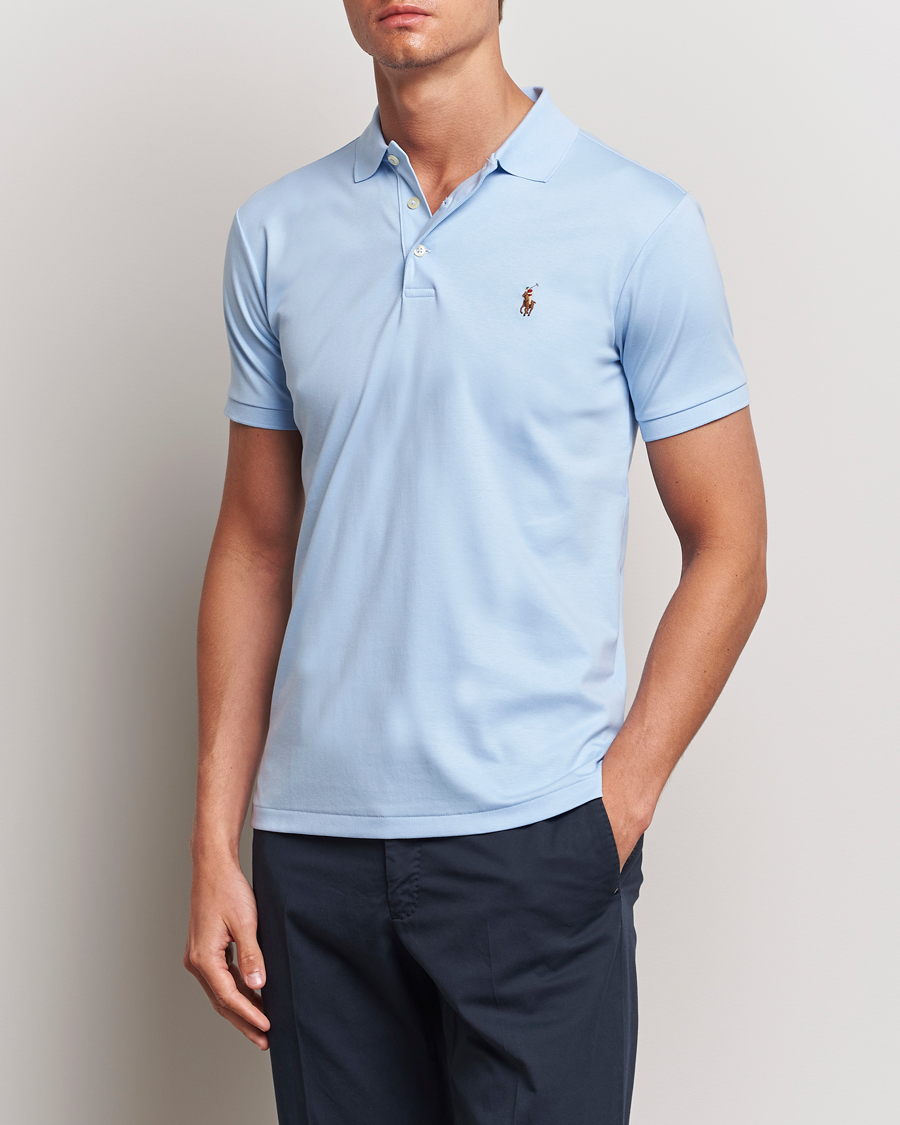 Herre | Polotrøjer | Polo Ralph Lauren | Slim Fit Pima Cotton Polo Office Blue