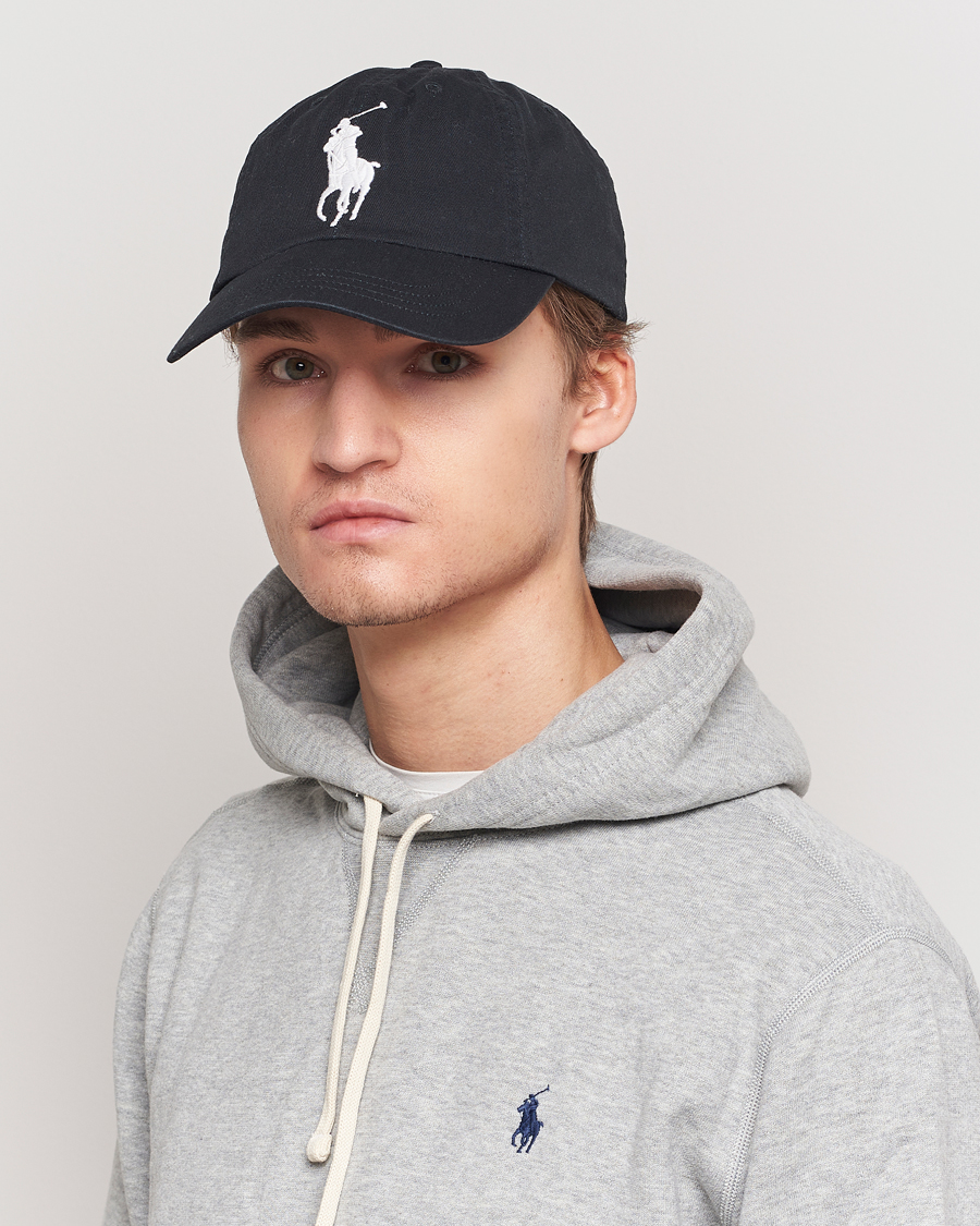 Men | Accessories | Polo Ralph Lauren | Big Pony Cap RL Black