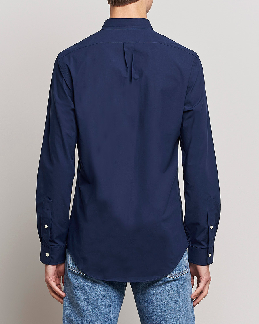 Herre | Skjorter | Polo Ralph Lauren | Slim Fit Shirt Poplin Newport Navy