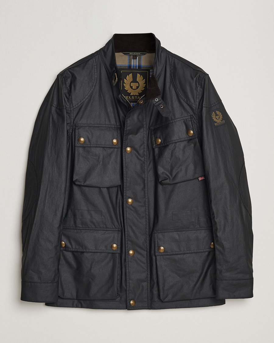 Belstaff Waxed Jacket Black -