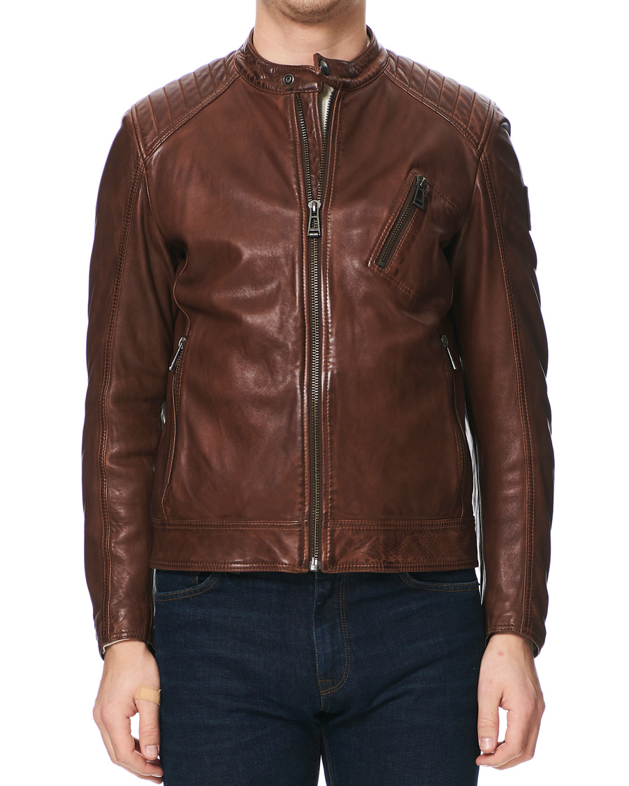 Herre | Jakker | Belstaff | V Racer 2.0 Leather Jacket Light Brown