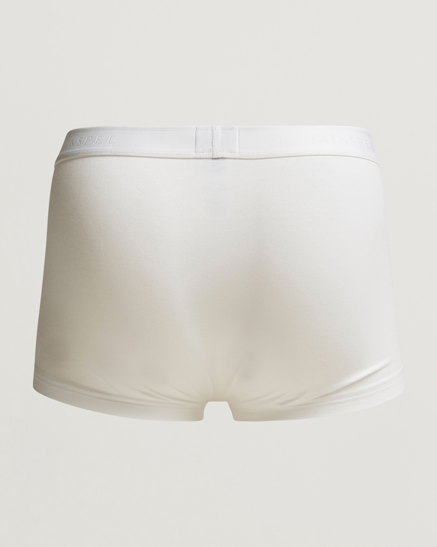 Herre | Boxershorts | Sunspel | Cotton Stretch Trunk White