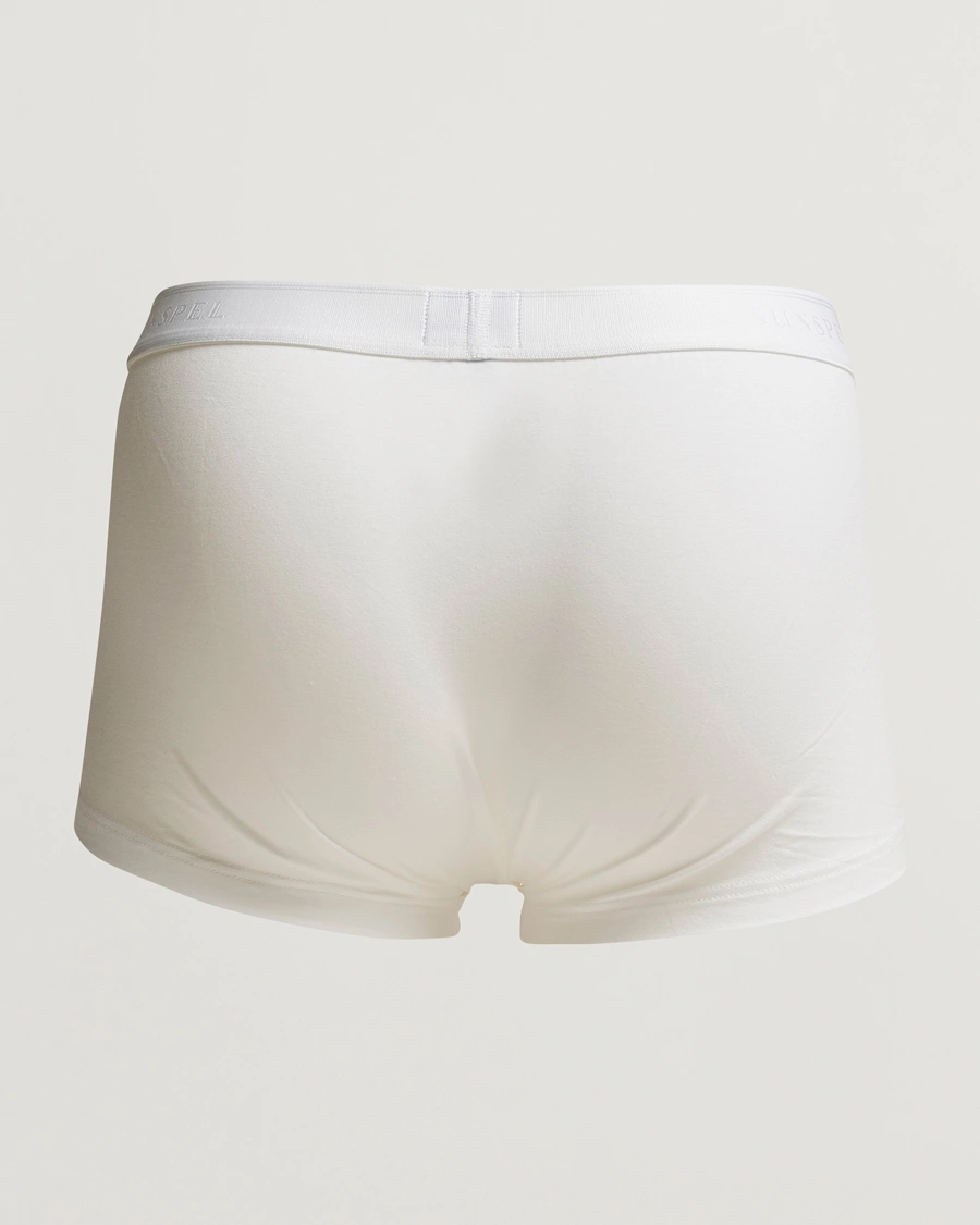 Herre | Undertøj | Sunspel | 2-Pack Cotton Stretch Trunk White