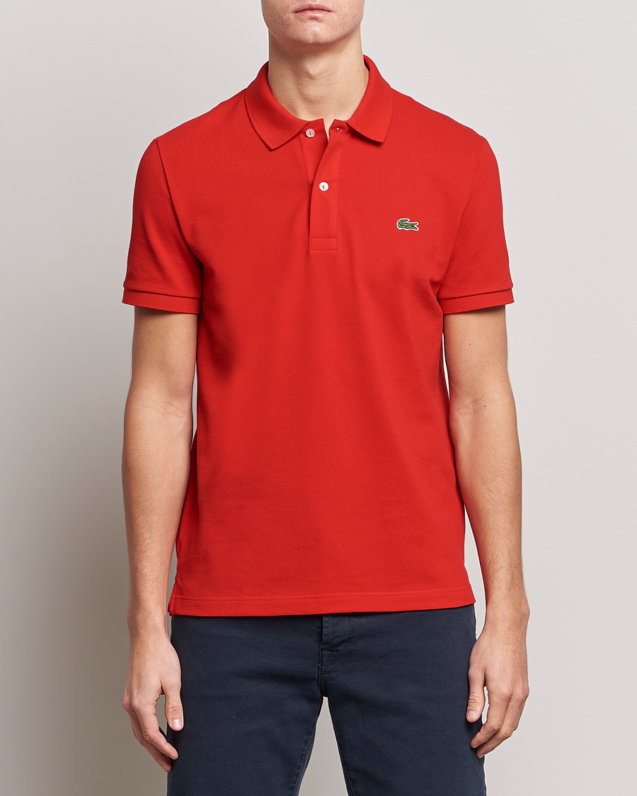 Herre | Polotrøjer | Lacoste | Slim Fit Polo Piké Red