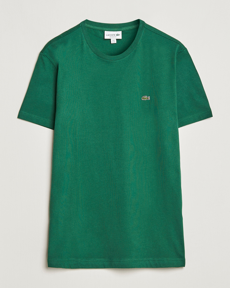 Herre | T-Shirts | Lacoste | Crew Neck T-Shirt Green