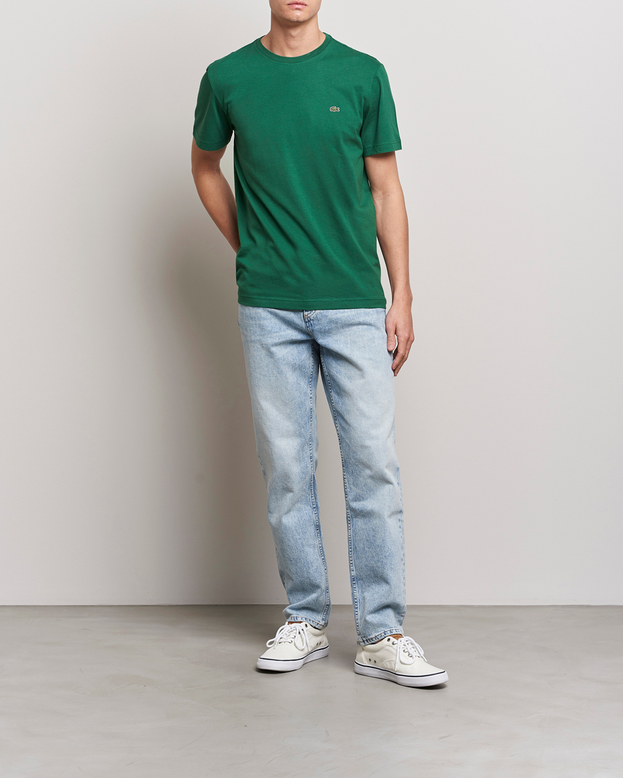 Herre | T-Shirts | Lacoste | Crew Neck T-Shirt Green