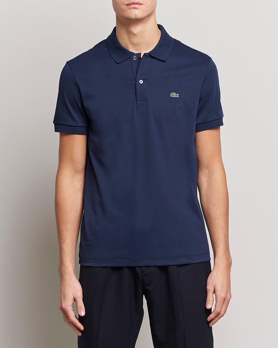 Herre | Polotrøjer | Lacoste | Pima Interlock Piké Navy