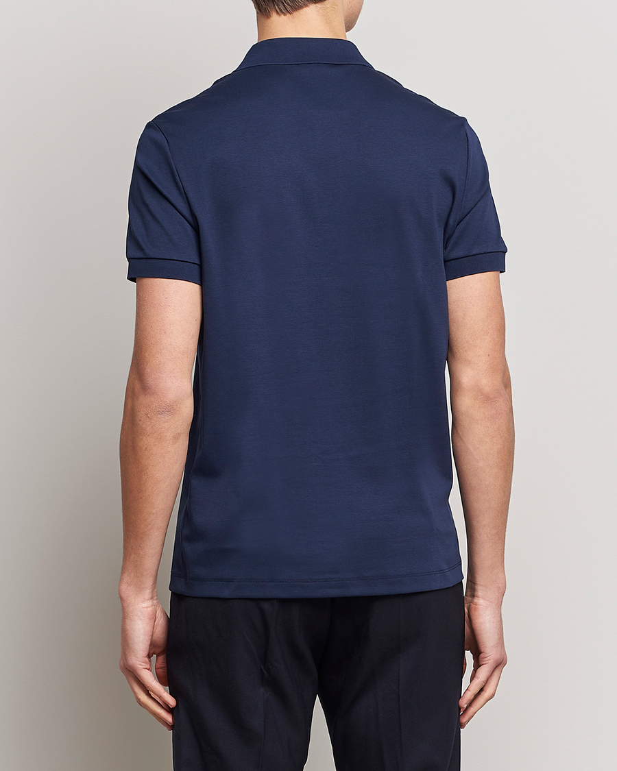 Herre | Kortærmede polotrøjer | Lacoste | Pima Interlock Piké Navy