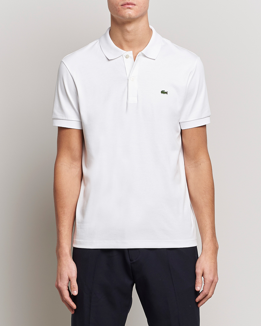 Herre | Polotrøjer | Lacoste | Pima Interlock Piké White