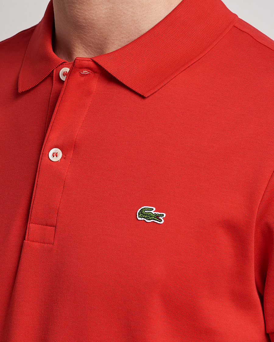 Herre | Polotrøjer | Lacoste | Pima Interlock Piké Red