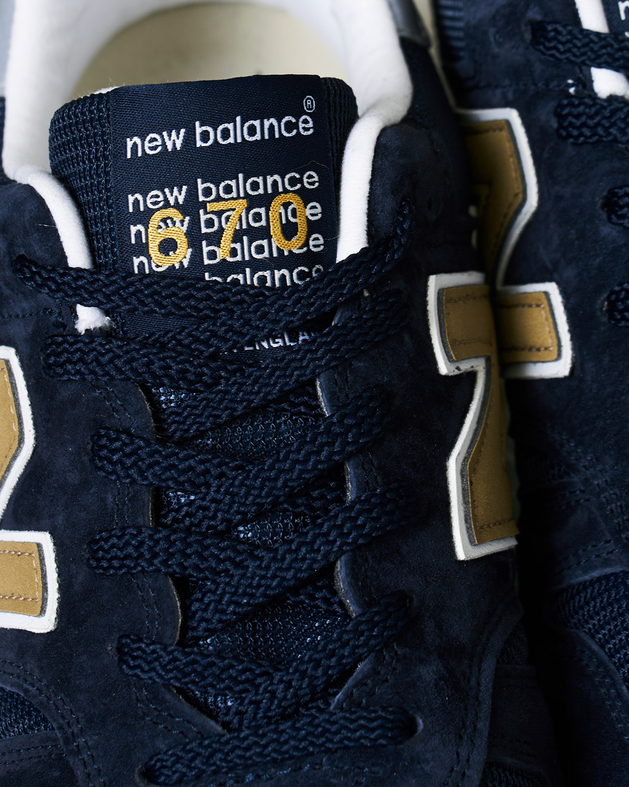 Herre | New Balance Made in England 670 Sneaker Navy | New Balance | Made in England 670 Sneaker Navy