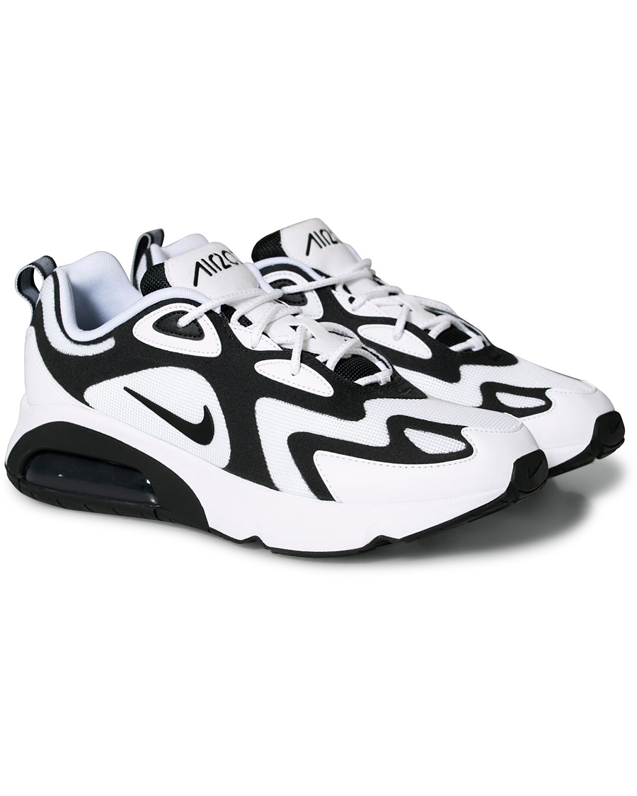 Herre | Nike Air Max 200 Sneaker White/Black | Nike | Air Max 200 Sneaker White/Black