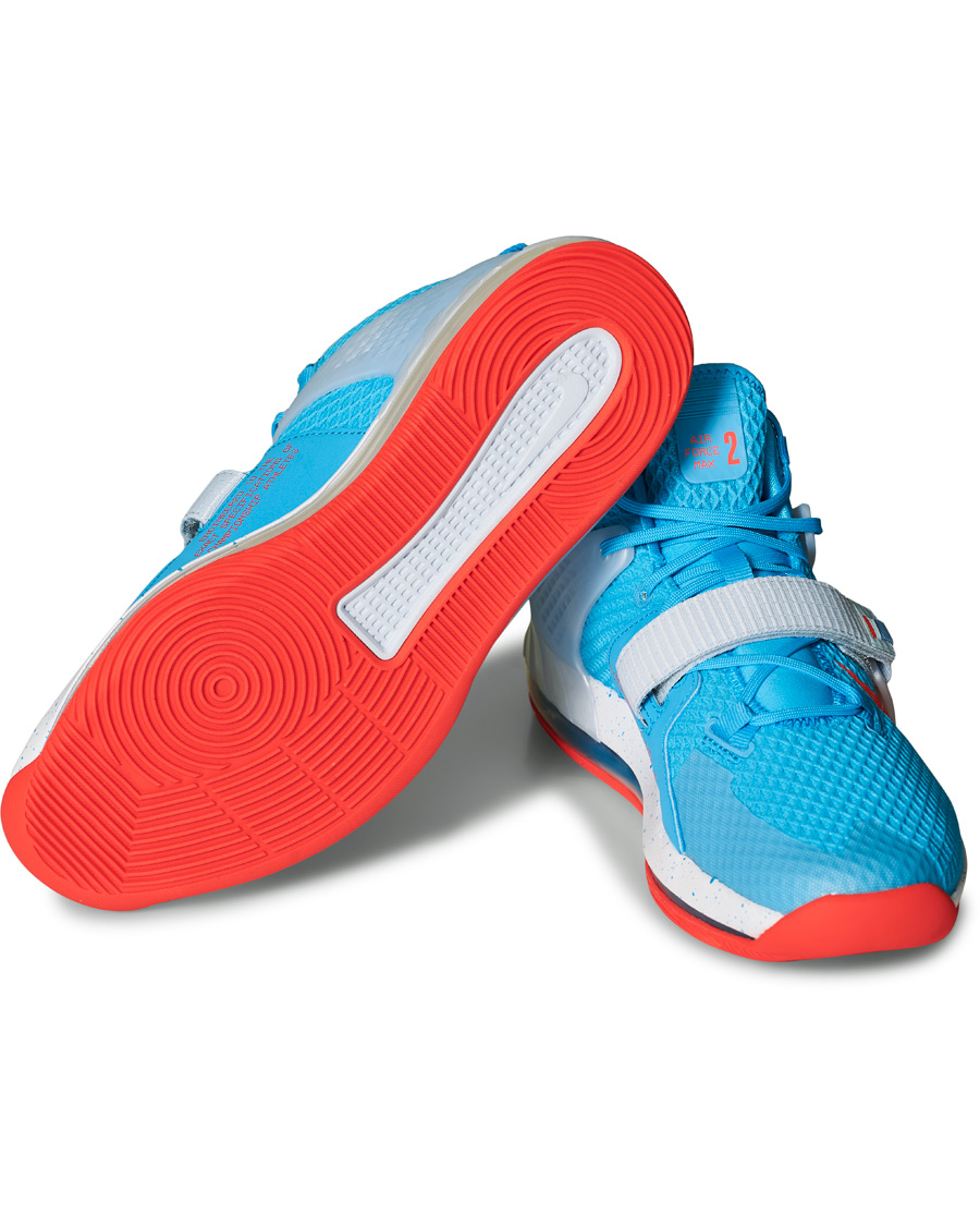 Herre | Nike Air Force Max II Sneaker Blue Fury | Nike | Air Force Max II Sneaker Blue Fury