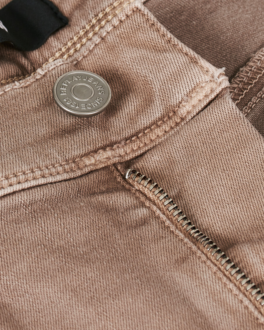 Herre | Shorts | Replay | Anbass Hyperflex Jeans Shorts Sand