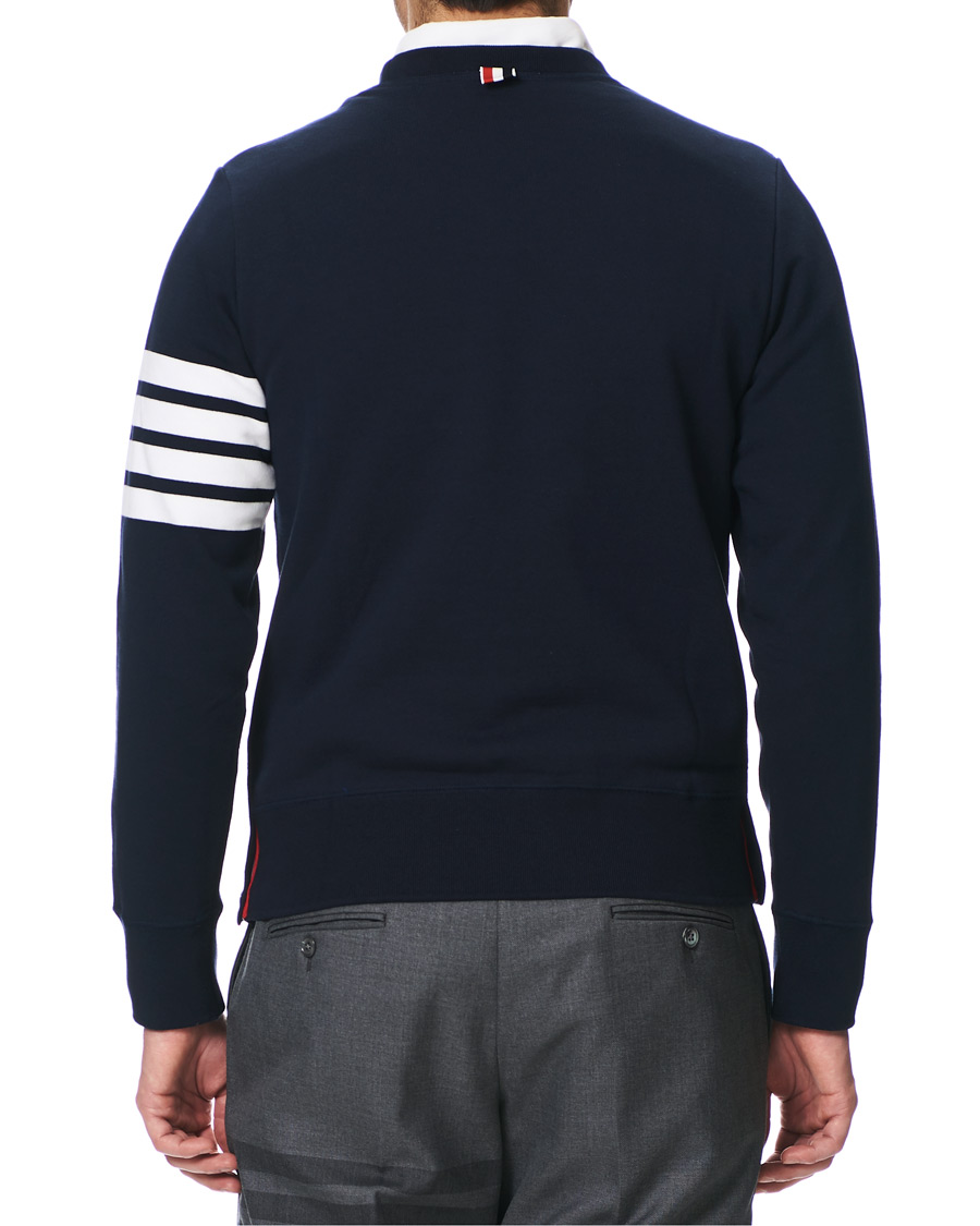 Herre | Trøjer | Thom Browne | 4 Bar Classic Sweatshirt Navy