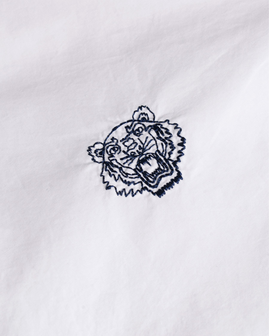 Herre | Skjorter | KENZO | Casual Fit Crest Shirt White