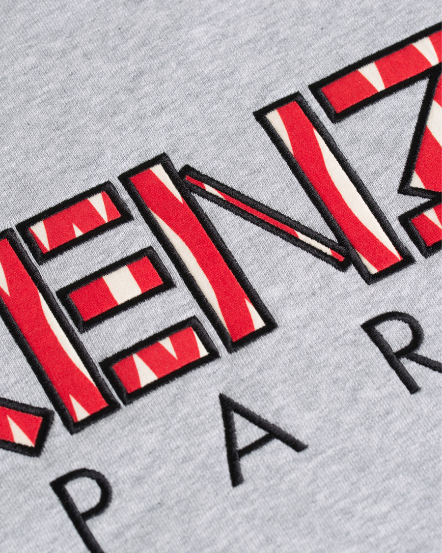 Herre | Trøjer | KENZO | Paris Crew Neck Sweatshirt Grey Melange