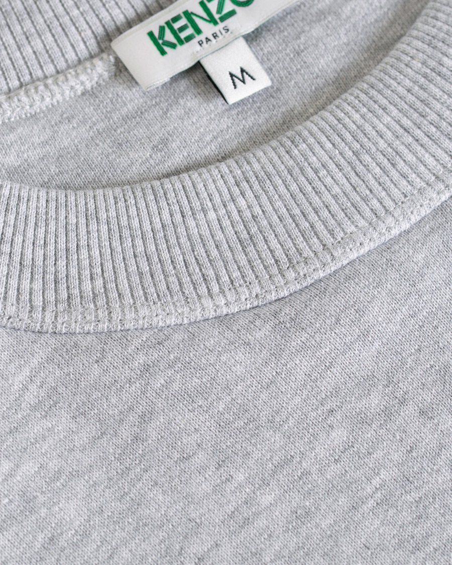 Herre | Trøjer | KENZO | Paris Crew Neck Sweatshirt Grey Melange