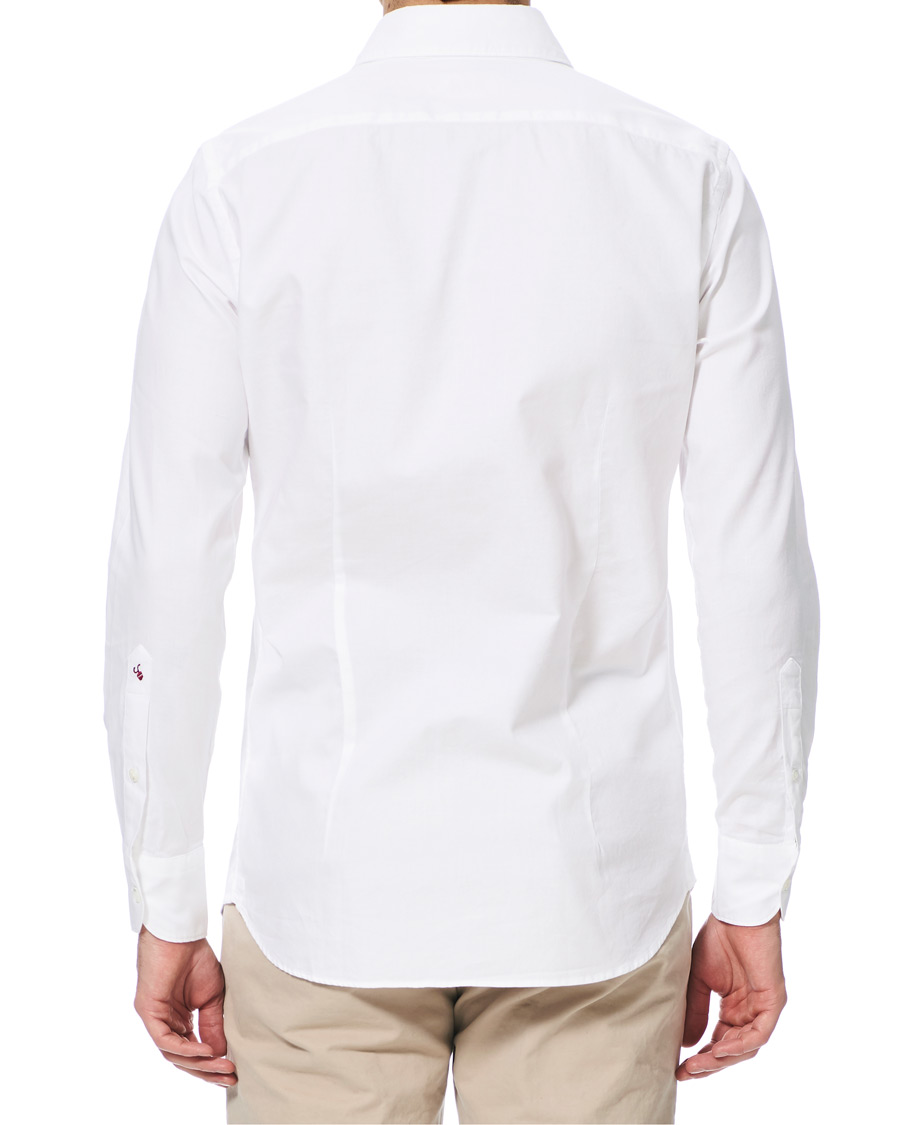 Herre | Skjorter | Glanshirt | Soft Giro Inglese Cotton Shirt White