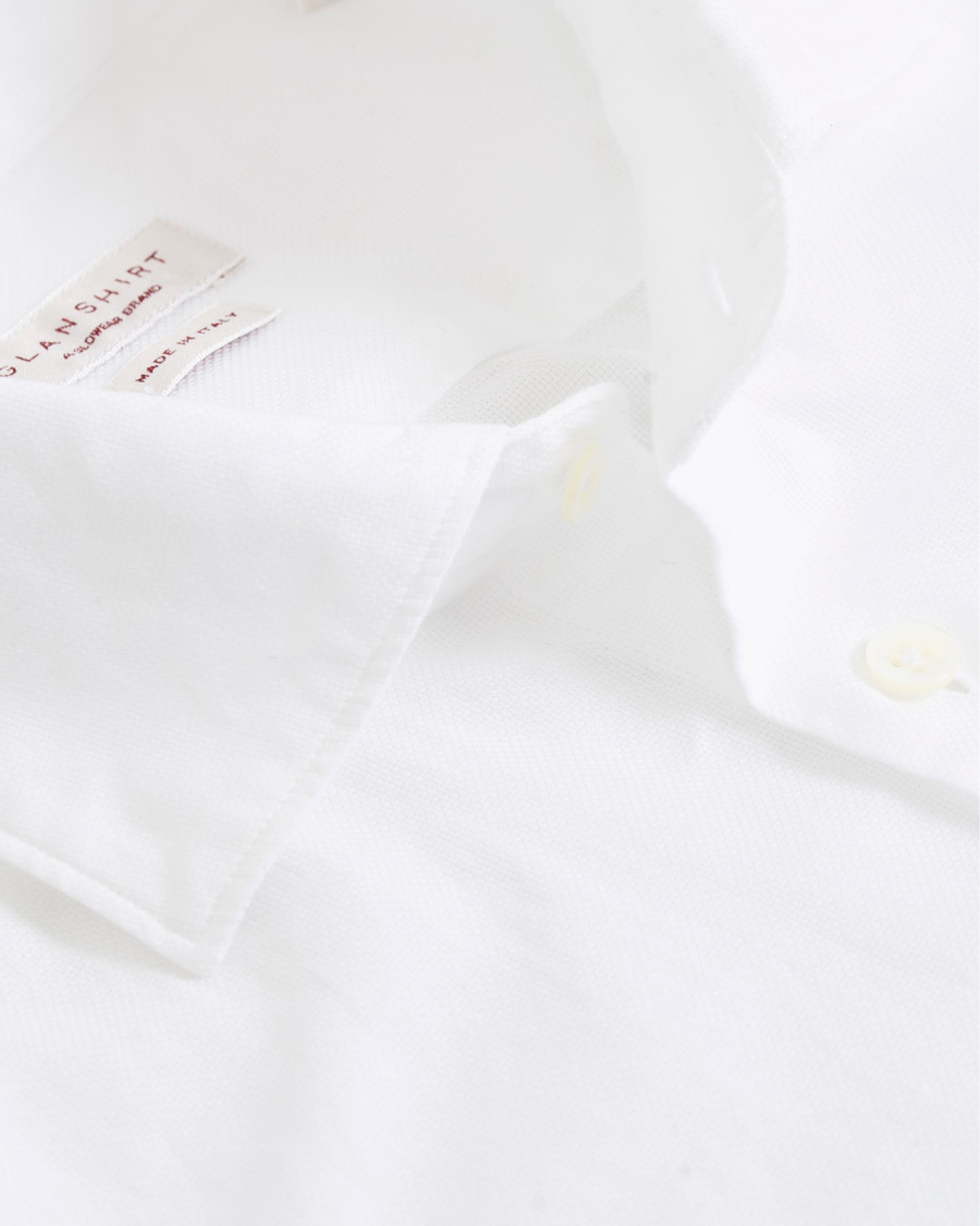 Herre | Skjorter | Glanshirt | Soft Giro Inglese Cotton Shirt White