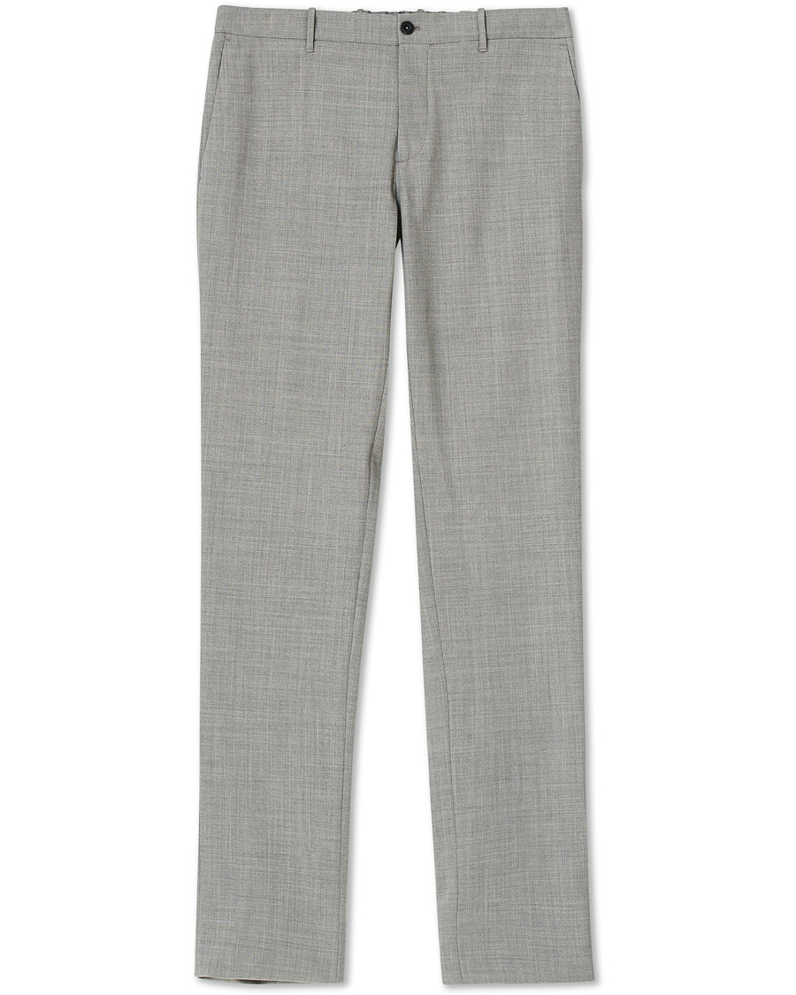 Herre | Bukser | Incotex | Urban Traveller Techno Wool Trousers Light Grey