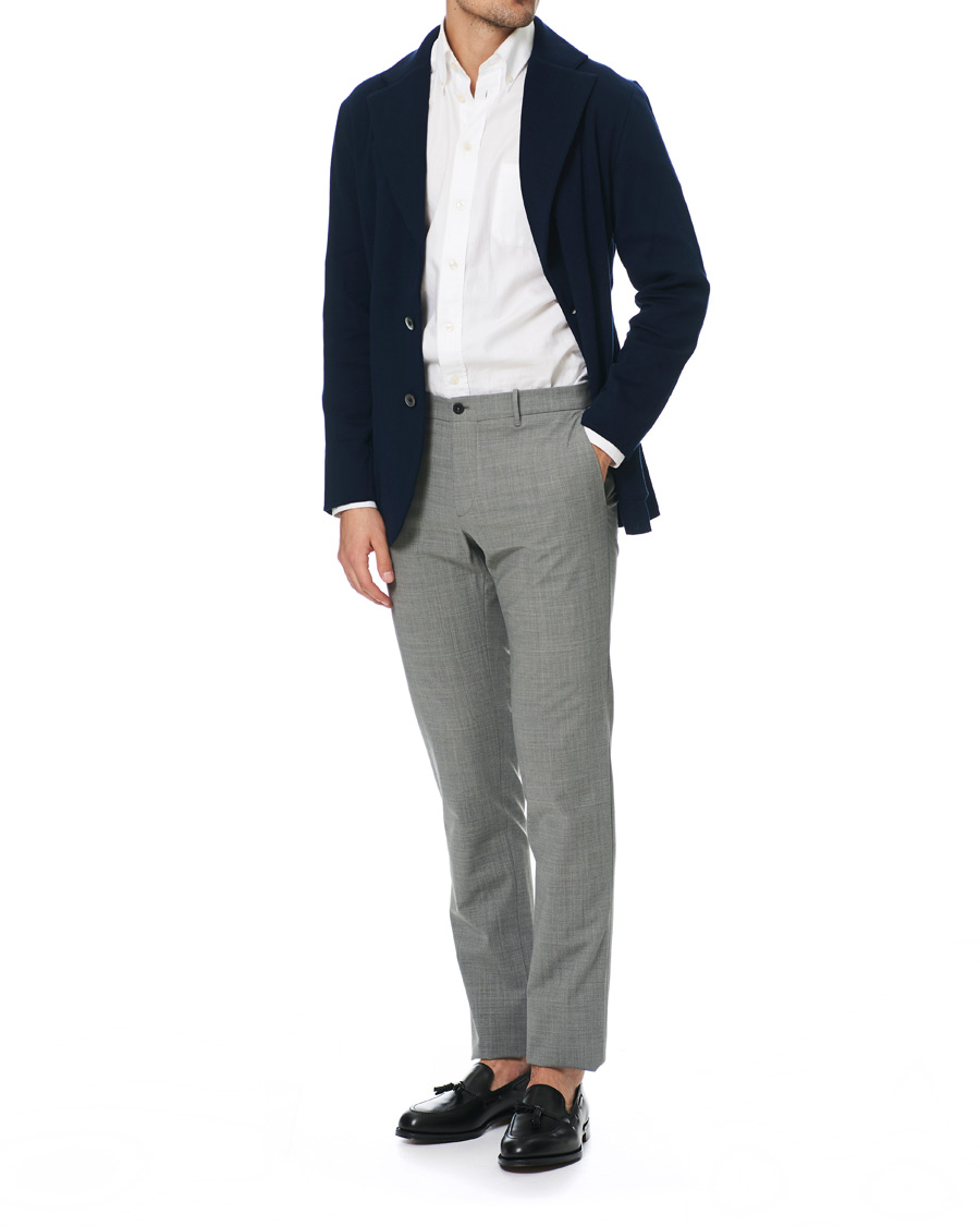 Herre | Bukser | Incotex | Urban Traveller Techno Wool Trousers Light Grey
