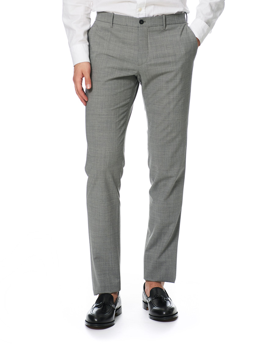 Herre | Bukser | Incotex | Urban Traveller Techno Wool Trousers Light Grey