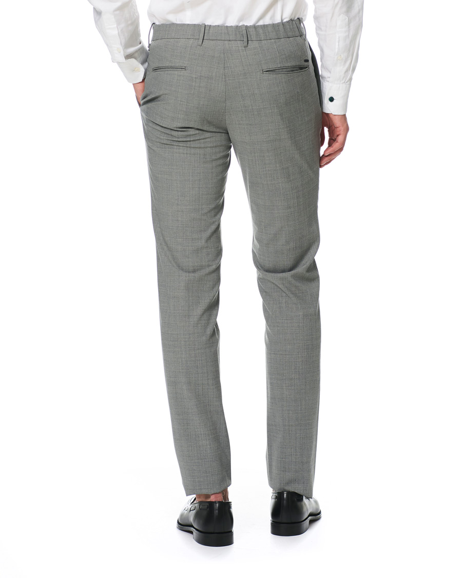 Herre | Bukser | Incotex | Urban Traveller Techno Wool Trousers Light Grey