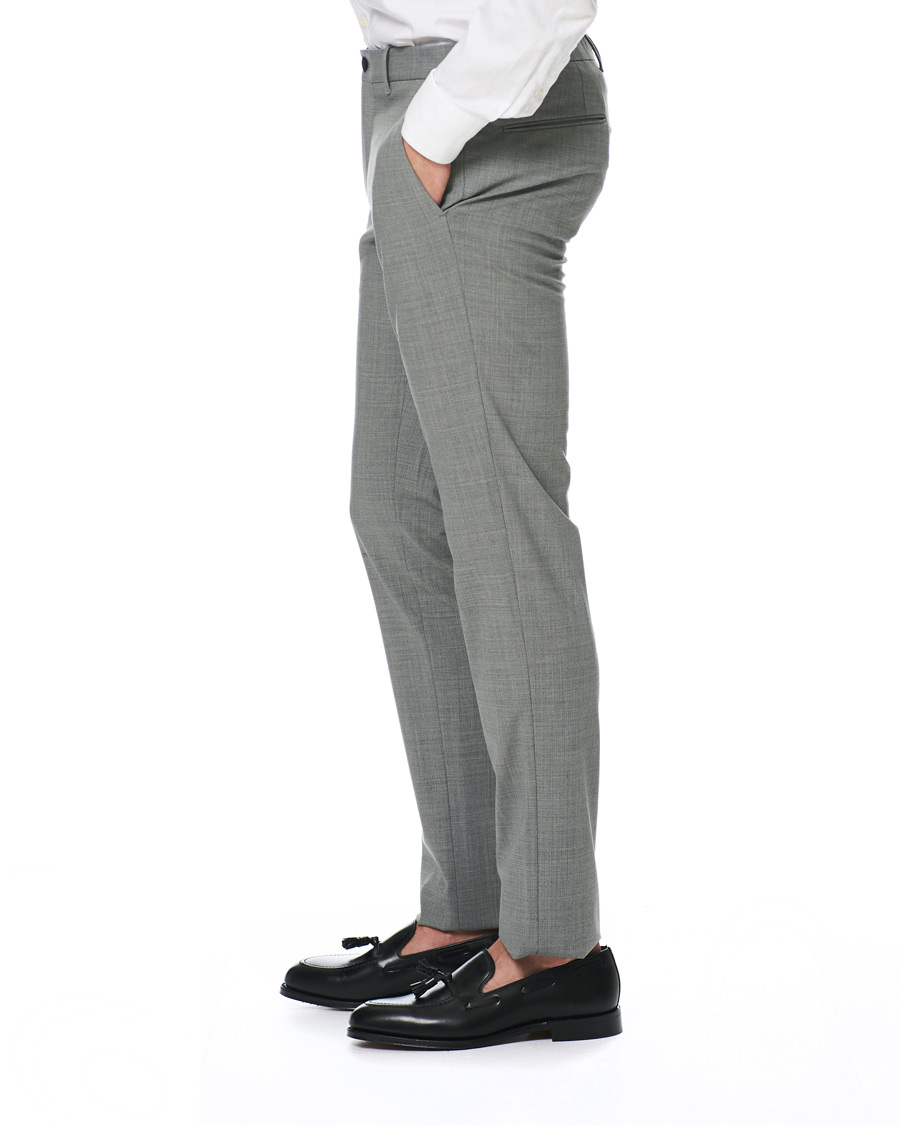 Herre | Bukser | Incotex | Urban Traveller Techno Wool Trousers Light Grey