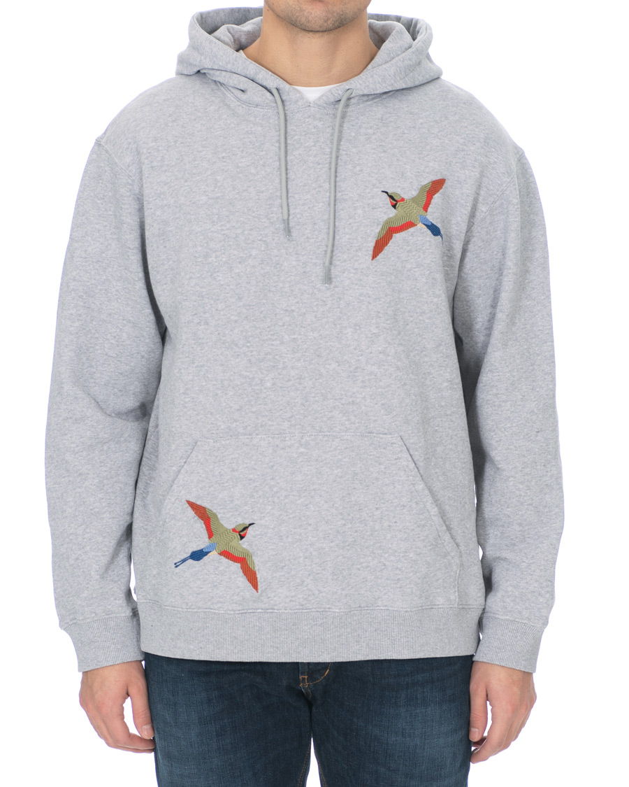 Herre | Trøjer | Axel Arigato | Bird Hoodie Pale Grey Melange